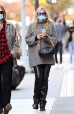 Pregnant ELSA HOSK and Tom Daly Out in New York 11/21/2020
