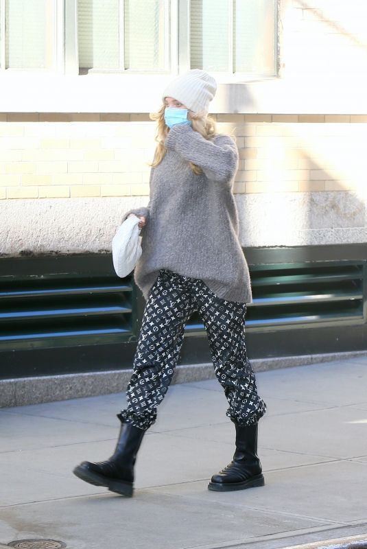 Pregnant ELSA HOSK Out in New York 11/20/2020