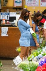 Pregnant EMILY RATAJKOWSKI at a Flower Market in Los Angeles 11/06/2020