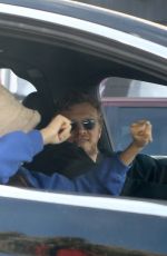 Pregnant EMILY RATAJKOWSKI Drives on Biden’s Victory Parade in West Hollywood 11/07/2020