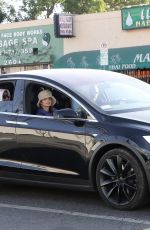 Pregnant EMILY RATAJKOWSKI Drives on Biden’s Victory Parade in West Hollywood 11/07/2020