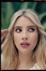 Pregnant EMMA ROBERTS in Cosmopolitan Magazine, December 2020