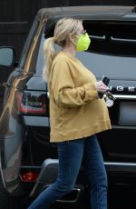 Pregnant EMMA ROBERTS Out in Los Angeles 11/232/2020