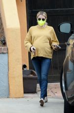 Pregnant EMMA ROBERTS Out in Los Angeles 11/232/2020