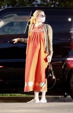 Pregnant EMMA ROBERTS Out in Los Feliz 11/14/2020