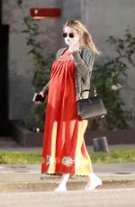 Pregnant EMMA ROBERTS Out in Los Feliz 11/14/2020
