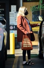 Pregnant EMMA ROBERTS Out on Tthanksgiving Day in Los Angeles 11/25/2020