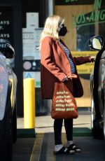 Pregnant EMMA ROBERTS Out on Tthanksgiving Day in Los Angeles 11/25/2020