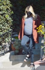 Pregnant EMMA ROBERTS Out on Tthanksgiving Day in Los Angeles 11/25/2020