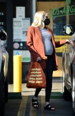 Pregnant EMMA ROBERTS Out on Tthanksgiving Day in Los Angeles 11/25/2020