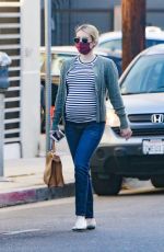 Pregnant EMMA ROBERTS Out Shopping in Los Angeles 11/09/2020