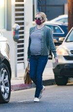 Pregnant EMMA ROBERTS Out Shopping in Los Angeles 11/09/2020