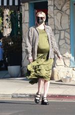 Pregnant EMMA ROBERTS Out Shopping in Los Angeles 11/13/2020