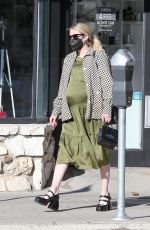 Pregnant EMMA ROBERTS Out Shopping in Los Angeles 11/13/2020
