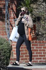 Pregnant EMMA ROBERTS Out Shopping in Los Angeles 11/19/2020