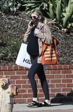 Pregnant EMMA ROBERTS Out Shopping in Los Angeles 11/19/2020