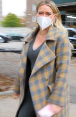 Pregnant HILARY DUFF on the Set of Younger in New York 11/17/2020