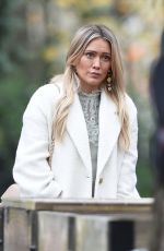 Pregnant HILARY DUFF on the Set of Younger in New York 11/17/2020