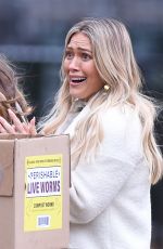 Pregnant HILARY DUFF on the Set of Younger in New York 11/17/2020