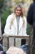 Pregnant HILARY DUFF on the Set of Younger in New York 11/17/2020