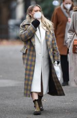 Pregnant HILARY DUFF on the Set of Younger in New York 11/17/2020