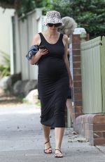 Pregnant JESINTA FRANKLIN Out and About in Sydney 11/17/2020