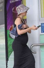 Pregnant JESINTA FRANKLIN Out and About in Sydney 11/17/2020