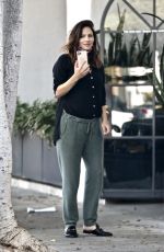 Pregnant KATHARINE MCPHEE at a Hair Salon in Los Angeles 11/21/2020