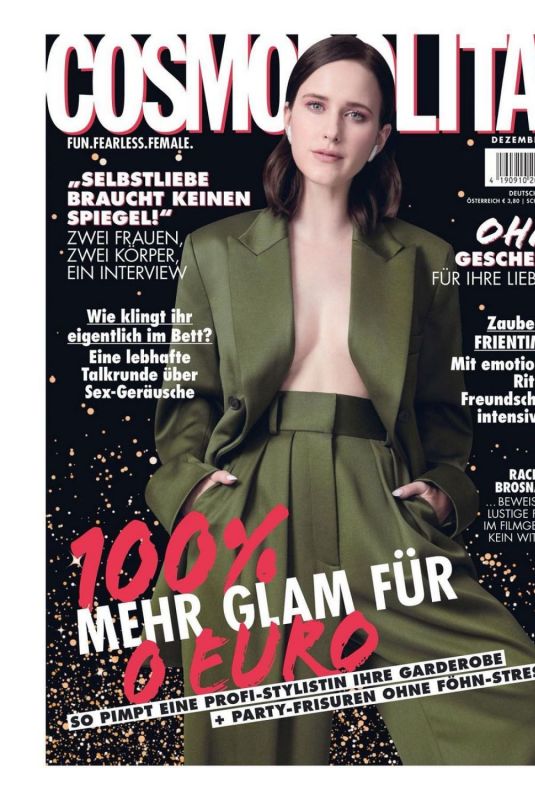RACHEL BROSNAHAN in Cosmopolitan Magazine, Germany December 2020
