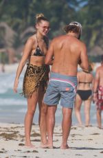 RACHEL HILBERT in Bikini at a Beach in Tulum 11/26/2020