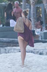 RACHEL HILBERT in Bikini at a Beach in Tulum 11/26/2020