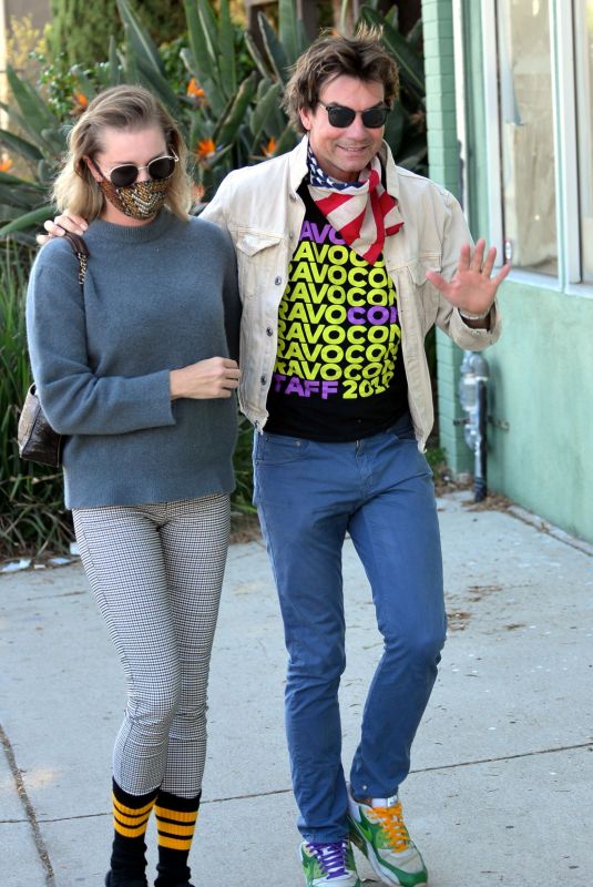 REBECCA ROMIJN and Jerry O’Connell Out in Studio City 11/10/2020