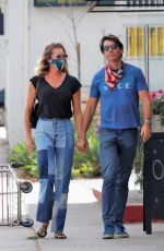 REBECCA ROMIJN Out for Lunch in Los Angeles 11/05/2020