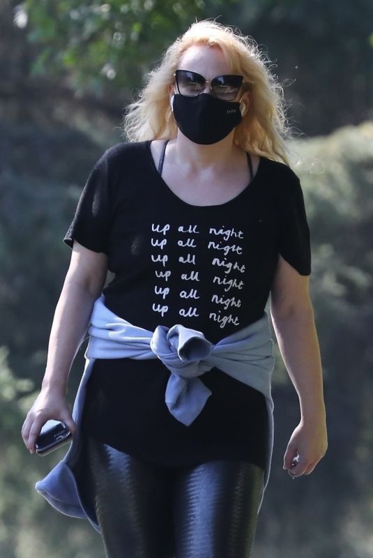 REBEL WILSON Out Hikinig in Los Angeles 11/11/2020
