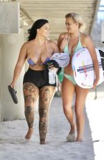 RENEE GRACIE and ELLIE JEAN COFFEY in Bikinis at a Beach on Gold Coast 11/23/2020