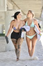 RENEE GRACIE and ELLIE JEAN COFFEY in Bikinis at a Beach on Gold Coast 11/23/2020