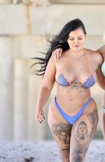 RENEE GRACIE and ELLIE JEAN COFFEY in Bikinis at a Beach on Gold Coast 11/23/2020