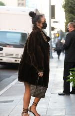 RIHANNA Arrives at Nomad Sky Bar in Los Angeles 10/31/2020