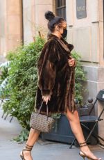 RIHANNA Arrives at Nomad Sky Bar in Los Angeles 10/31/2020