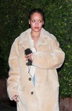 RIHANNA Leaves Giorgio Baldi in Santa Monica 11/11/2020