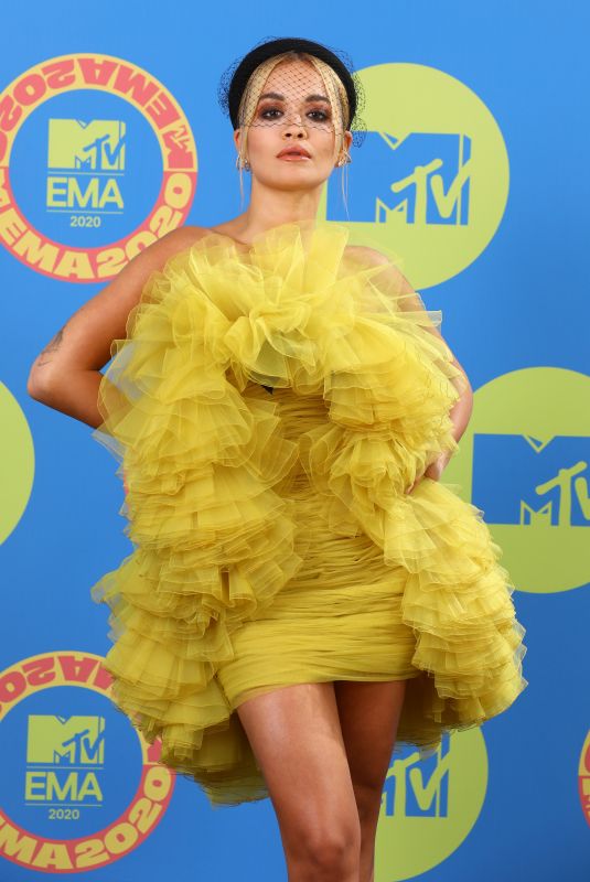 RITA ORA at MTV European Music Awards 2020 in London 11/08/2020