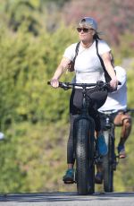 ROBIN WRIGHT and Clement Giraudet Out Bike Riding in Los Angeles 11/28/2020