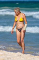 ROSE MCGOWAN in Bikini at a Beach in Tulum 11/23/2020