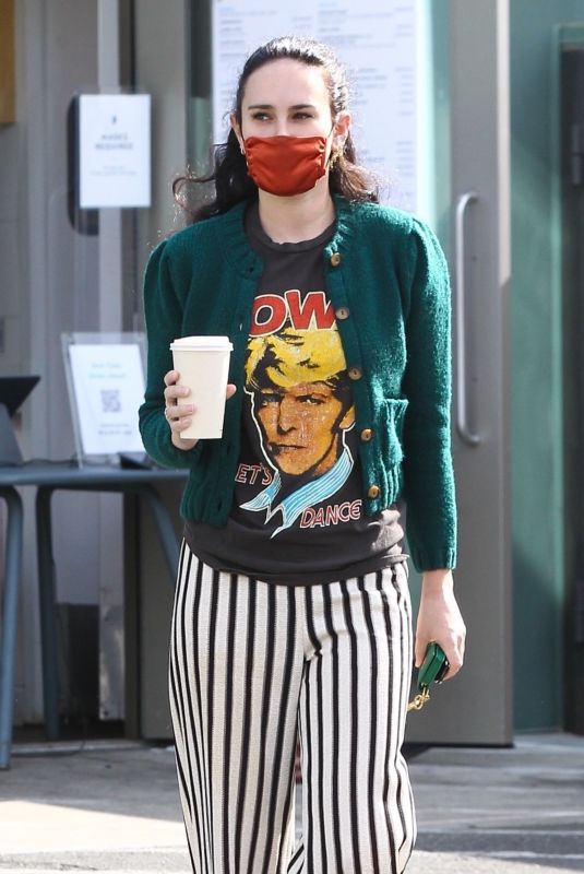 RUMER WILLIS Out for Coffee in West Hollywood 11/20/2020