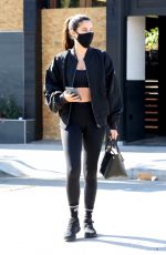 SARA SAMPAIO Arrives at Dogpound Gym in West Hollywood 11/18/2020