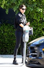 SARA SAMPAIO Arrives at Dogpound Gym in West Hollywood 11/18/2020