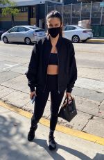 SARA SAMPAIO Arrives at Dogpound Gym in West Hollywood 11/18/2020