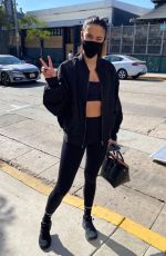 SARA SAMPAIO Arrives at Dogpound Gym in West Hollywood 11/18/2020
