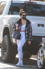 SARA SAMPAIO Heading to a Gym in Los Angeles 11/13/2020