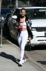 SARA SAMPAIO Heading to a Gym in Los Angeles 11/13/2020